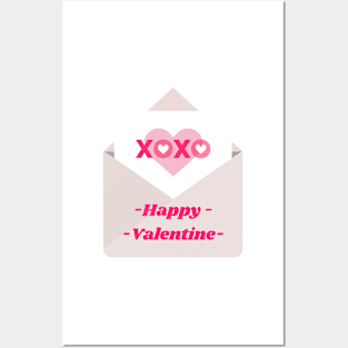 Happy Valentine XOXO Posters and Art